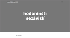 Desktop Screenshot of nezavisli-hodonin.cz
