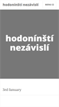 Mobile Screenshot of nezavisli-hodonin.cz