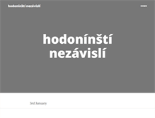 Tablet Screenshot of nezavisli-hodonin.cz